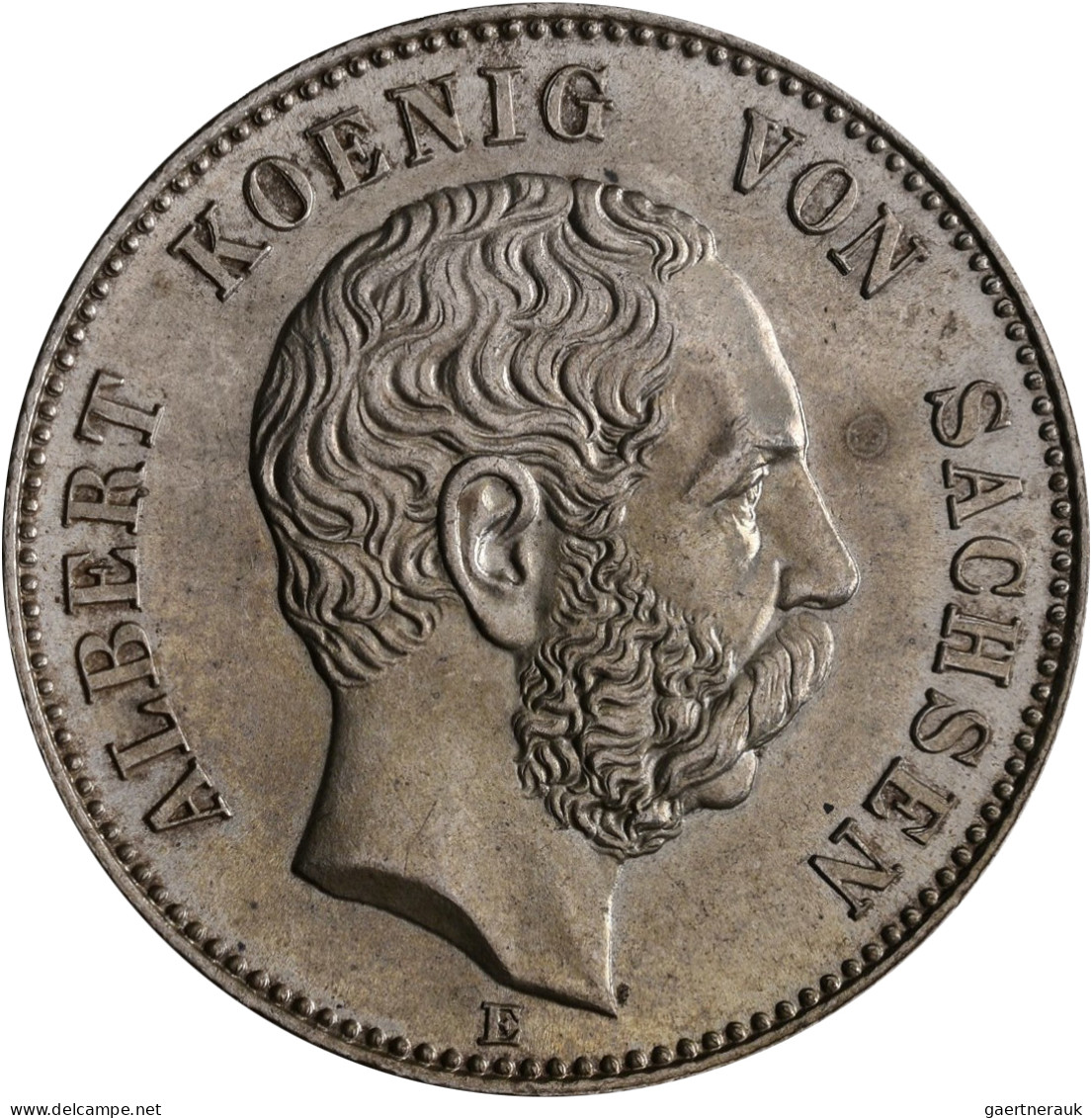 Sachsen: Albert 1873-1902: 2 Mark 1902 E, Jaeger 124. Vorzüglich - Stempelglanz - Taler & Doppeltaler