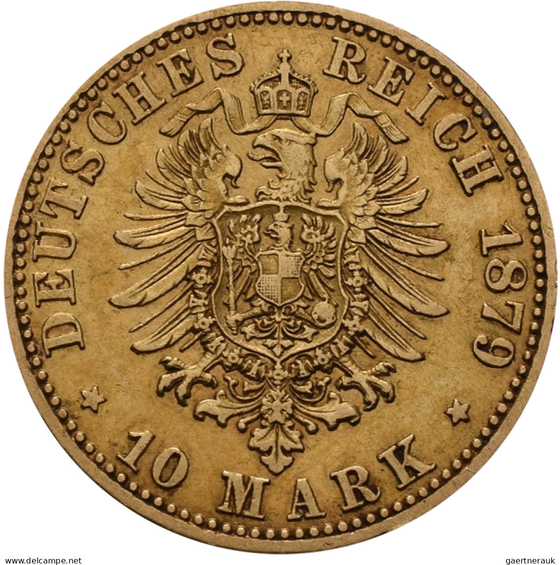 Preußen - Anlagegold: Wilhelm I. 1861-1888: 10 Mark 1879 A, Jaeger 245. 3,95 G, - 5, 10 & 20 Mark Or