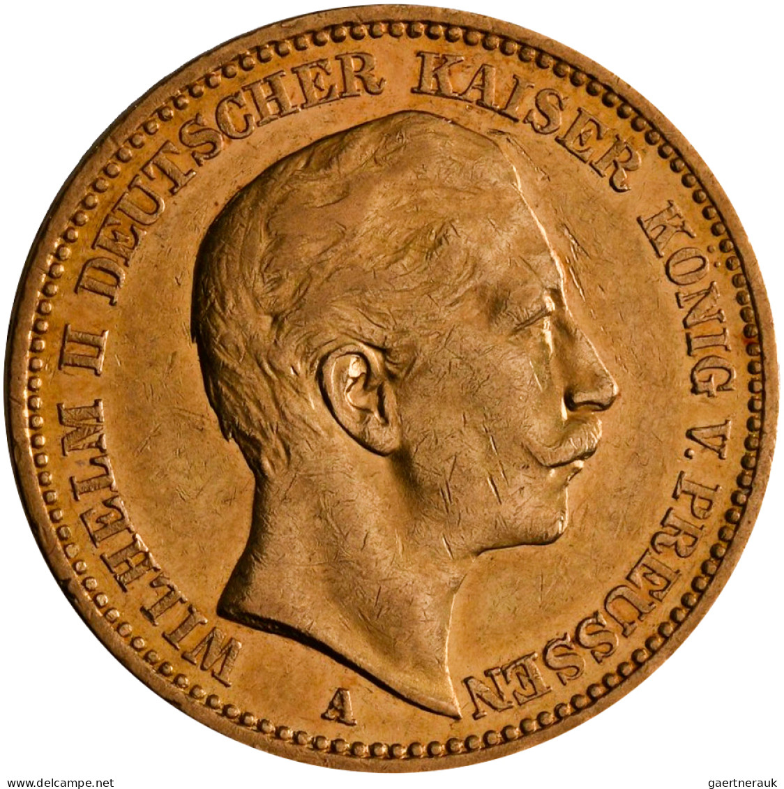 Preußen - Anlagegold: Friedrich III. 1888: 20 Mark 1888 A, Jaeger 248. Dabei Noc - 5, 10 & 20 Mark Or