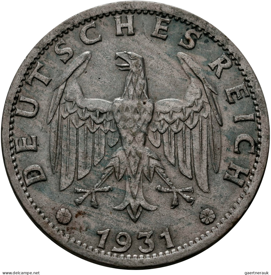 Weimarer Republik: 3 Reichsmark 1931 A, Kursmünze, Jaeger 349. Kleine Kratzer, V - Otros & Sin Clasificación