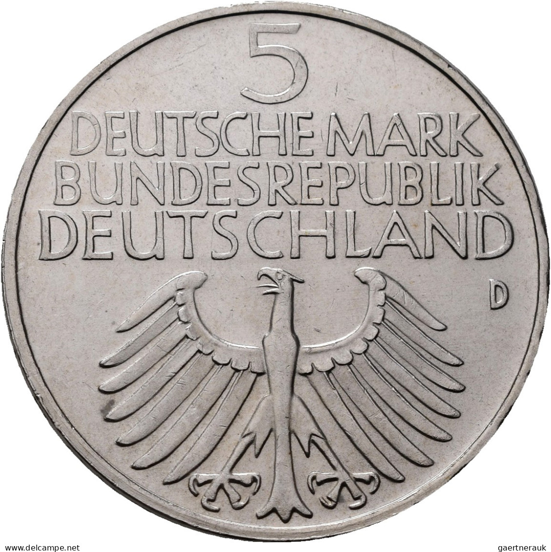 Bundesrepublik Deutschland 1948-2001: Die Ersten Fünf. Von 5 DM Germanisches Mus - Andere & Zonder Classificatie