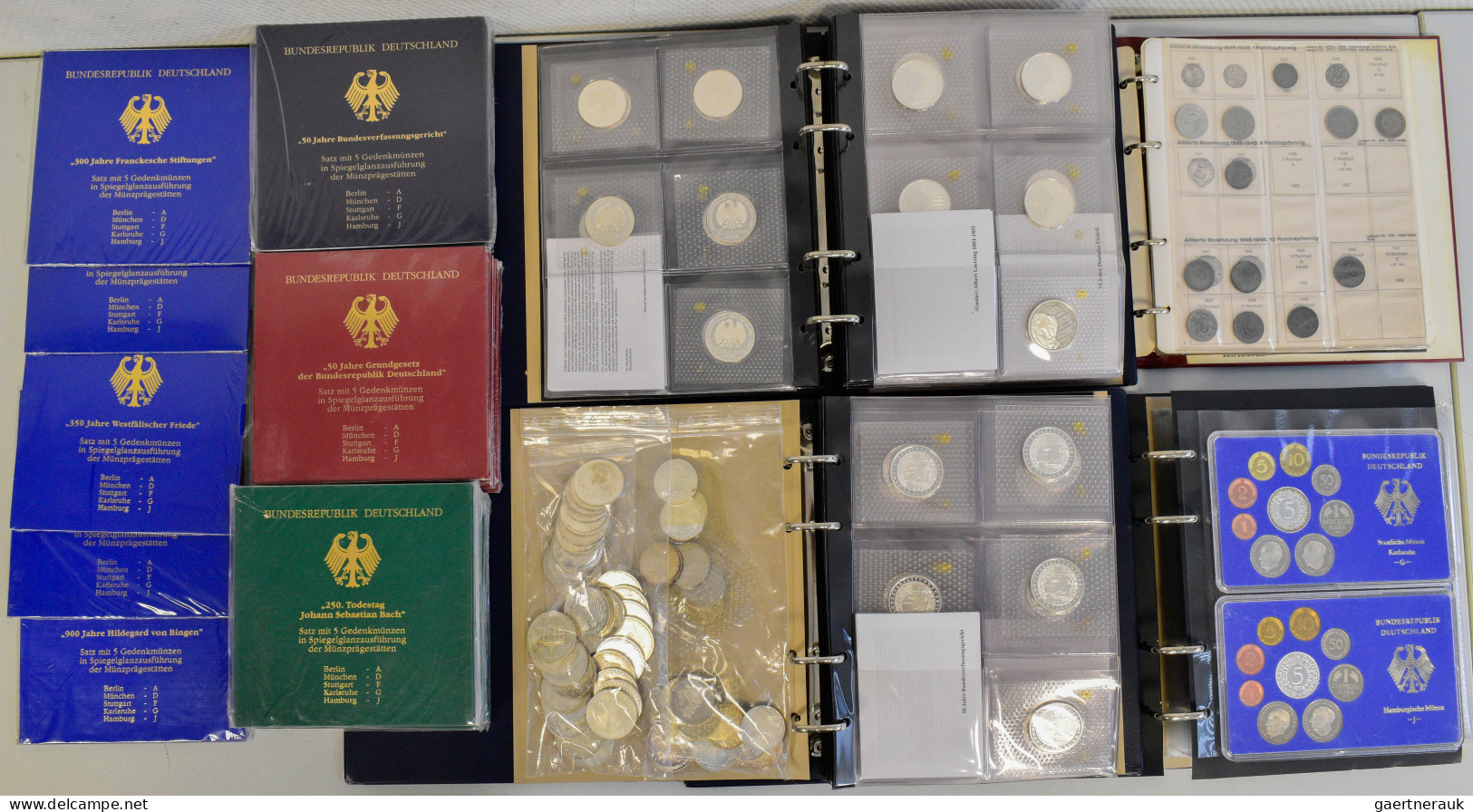 Bundesrepublik Deutschland 1948-2001: Umfangreiche Sammlung Deutscher Gedenkmünz - Other & Unclassified