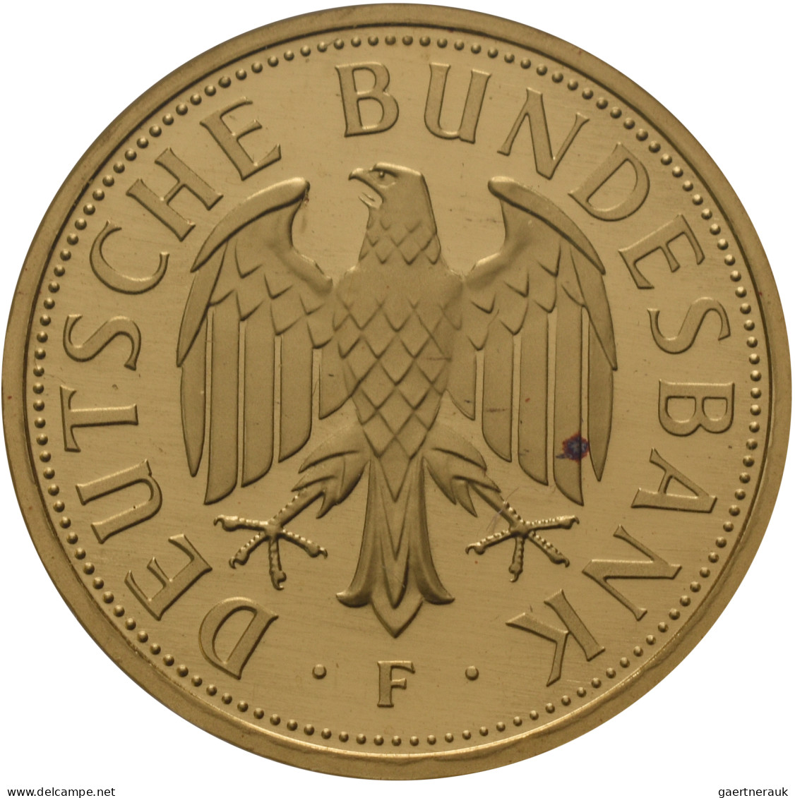 Bundesrepublik Deutschland 1948-2001 - Goldmünzen: Goldmark 2001 F (Stuttgart), - Other & Unclassified