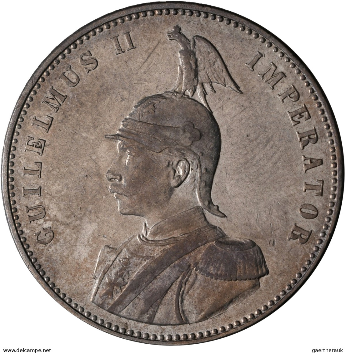 Deutsch-Ostafrika: Wilhelm II. 1888-1918: 1 Rupie 1905 J, Jaeger 722. Kleine Kra - Afrique Orientale Allemande