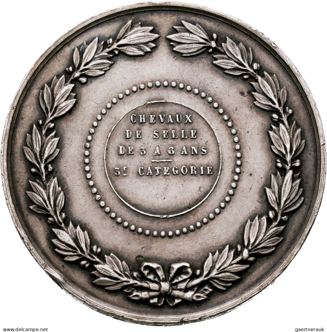 Medaillen Alle Welt: Frankreich: Silbermedaille 1883 (Bescher). Prämie Der Franz - Zonder Classificatie