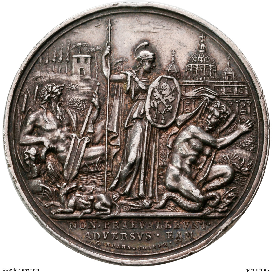 Medaillen Alle Welt: Italien-Kirchenstaat, Gregor XVI. 1831-1846:Silbermedaille - Sin Clasificación