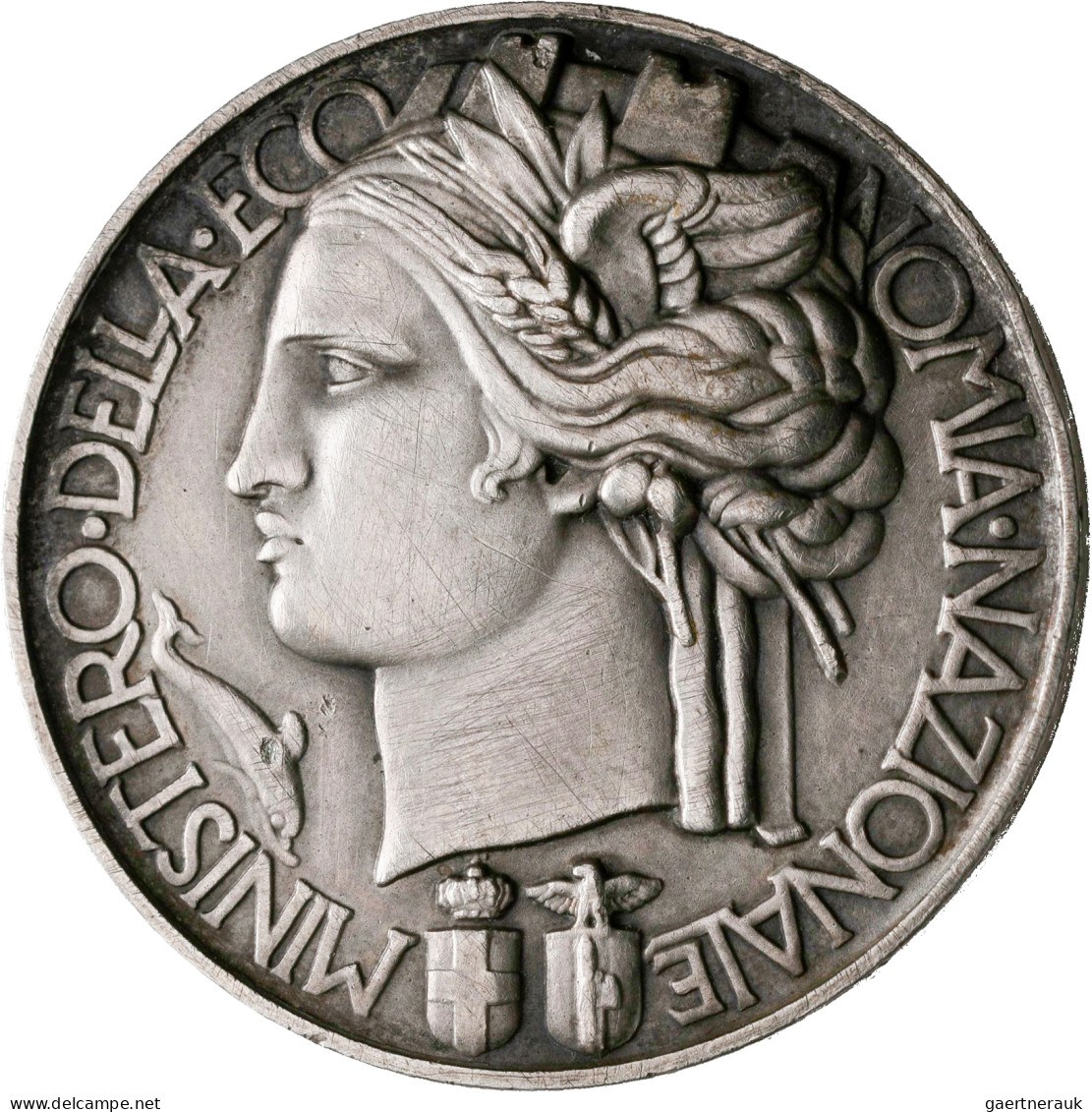 Medaillen Alle Welt: Italien: Silbermedaille O. J. (um 1930) Von P. Morbiducci, - Non Classificati