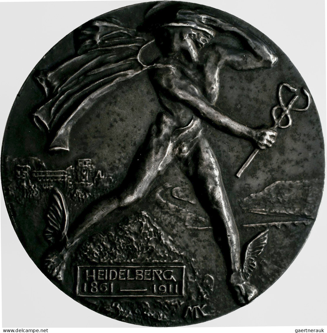 Medaillen Deutschland - Geographisch: Heidelberg: Silbermedaille 1911 (Max Kling - Other & Unclassified