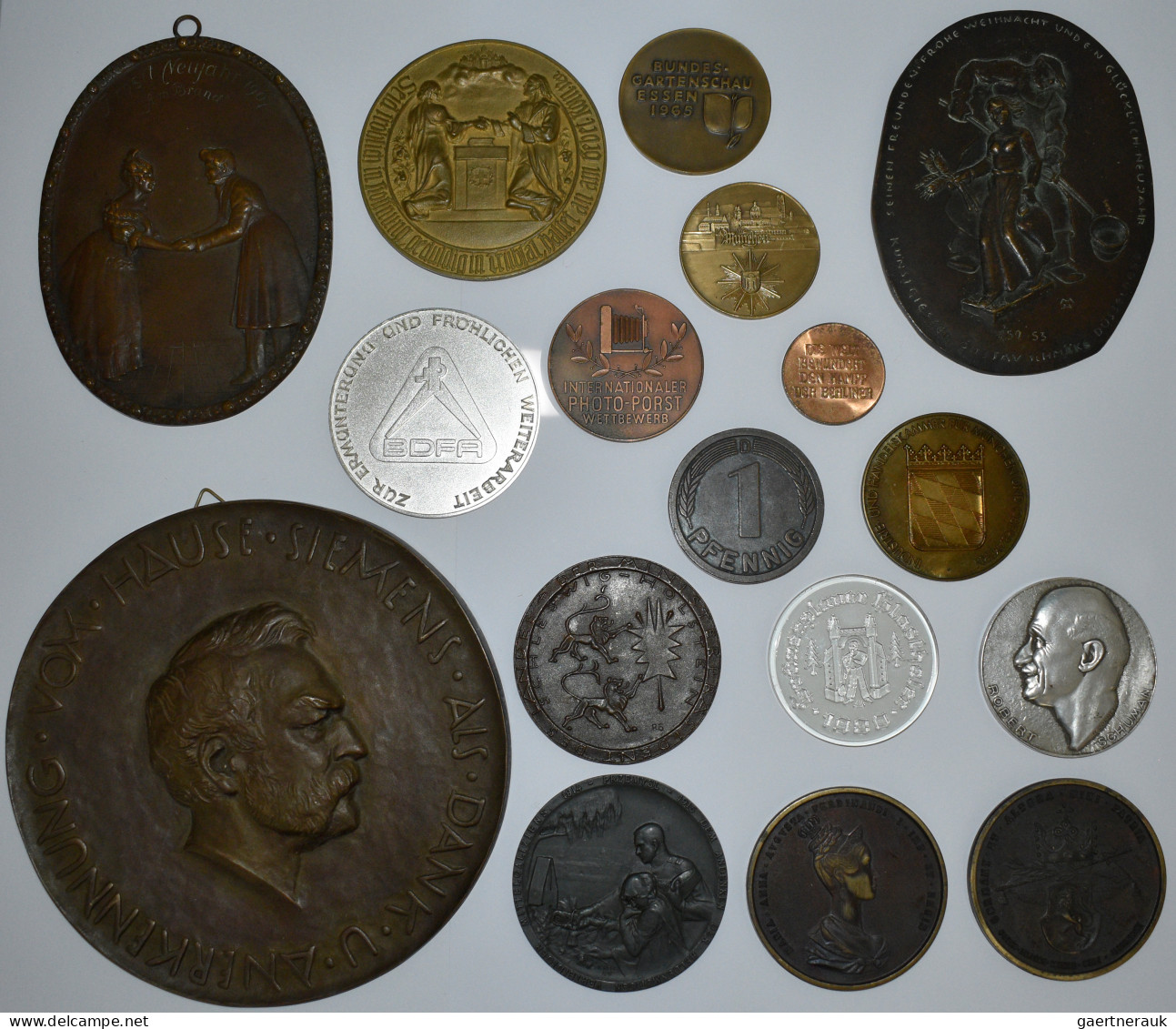 Medaillen Deutschland - Geographisch: Konvolut Von Circa 50 Medaillen In Unedlen - Other & Unclassified