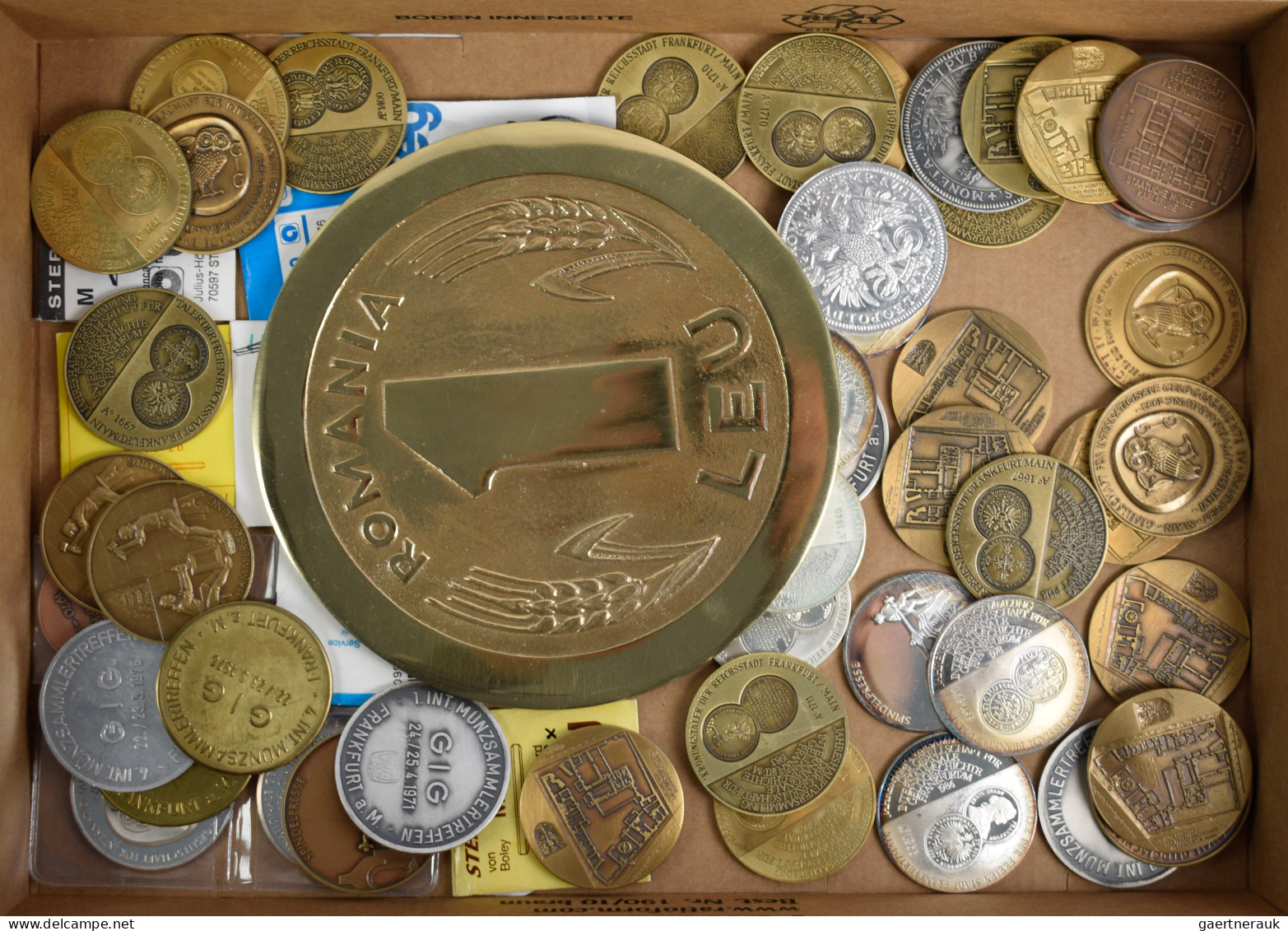 Medaillen Deutschland - Sonstige: NUMISMATIK: Lot über 50 Medaillen Mit Münzmoti - Sonstige