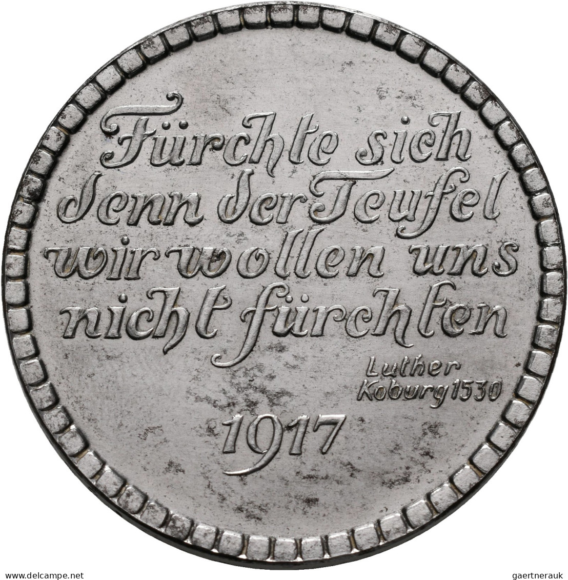 Medaillen - Religion: Luther, Martin 1483-1546: Kleine Medaille 1817 (5,22g, 25m - Ohne Zuordnung