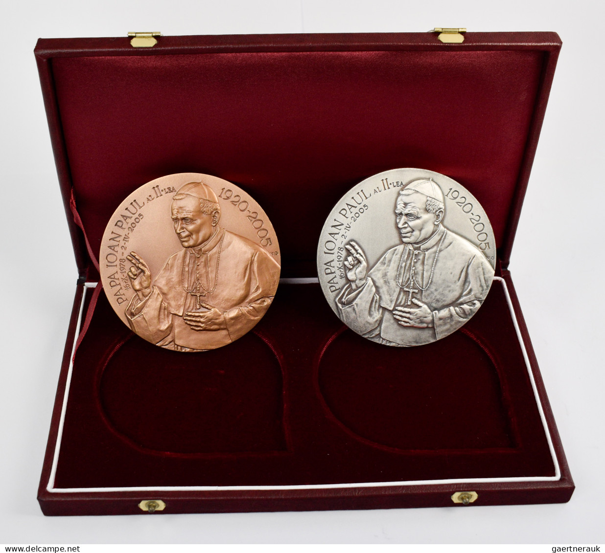 Medaillen - Religion: Papst Johannes Paul II. (Karol Jozef Wojtyla) 1920-2005: Z - Ohne Zuordnung