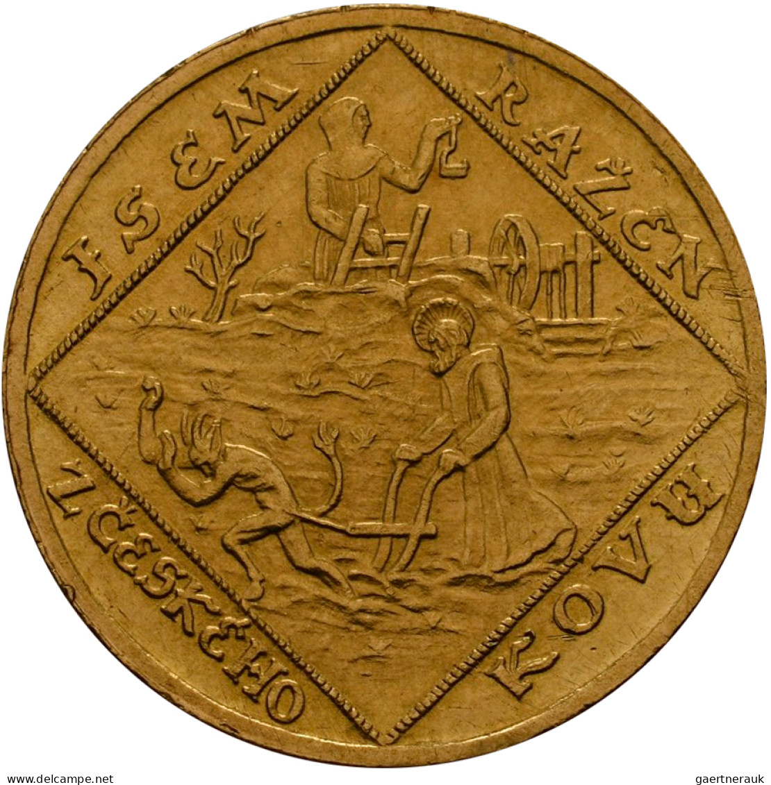 Tschechoslowakei: LATE ARRIVAL: Tschechoslowakei: Medaille Zu 2 Dukaten 1928 Vom - Tsjechoslowakije