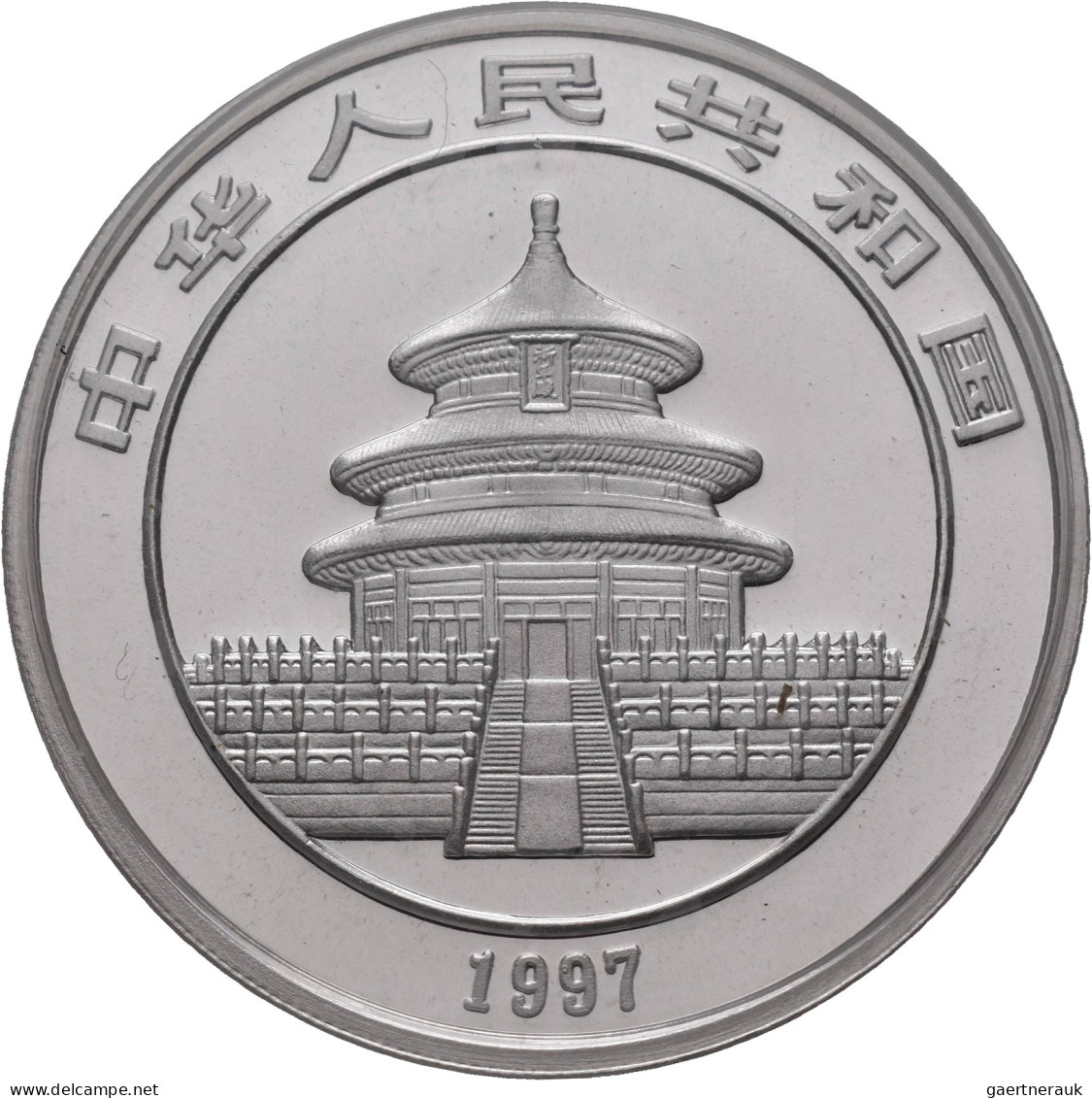 China - Volksrepublik: LATE ARRIVAL: China, Volksrepublik 10 Yuan 1997, China Pa - Chine