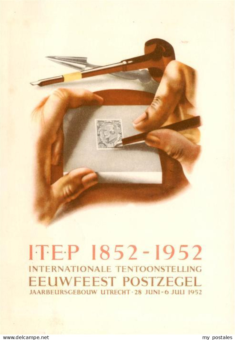 73887528 Utrecht NL ITEP 1852 Bis 1952 Eeuwfeest Postzegel  - Other & Unclassified