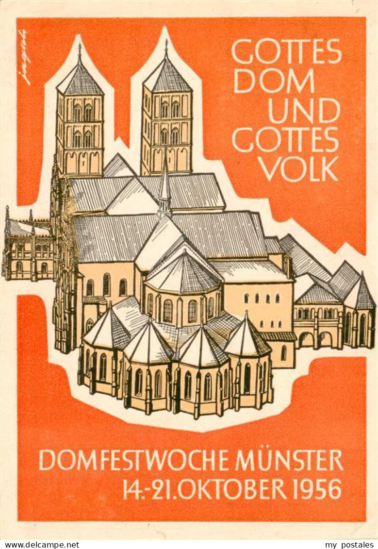 73887527 Muenster Westfalen Domfestwoche 1956 Muenster Westfalen - Münster