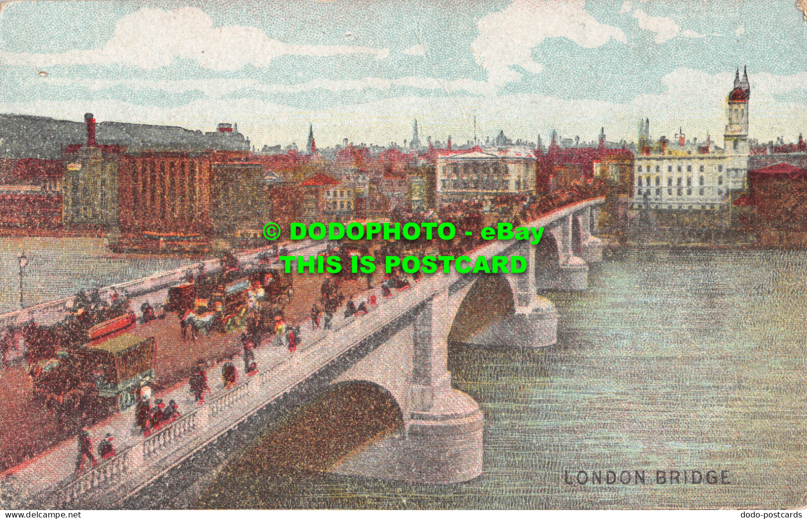 R506125 London Bridge. Postcard - Sonstige & Ohne Zuordnung