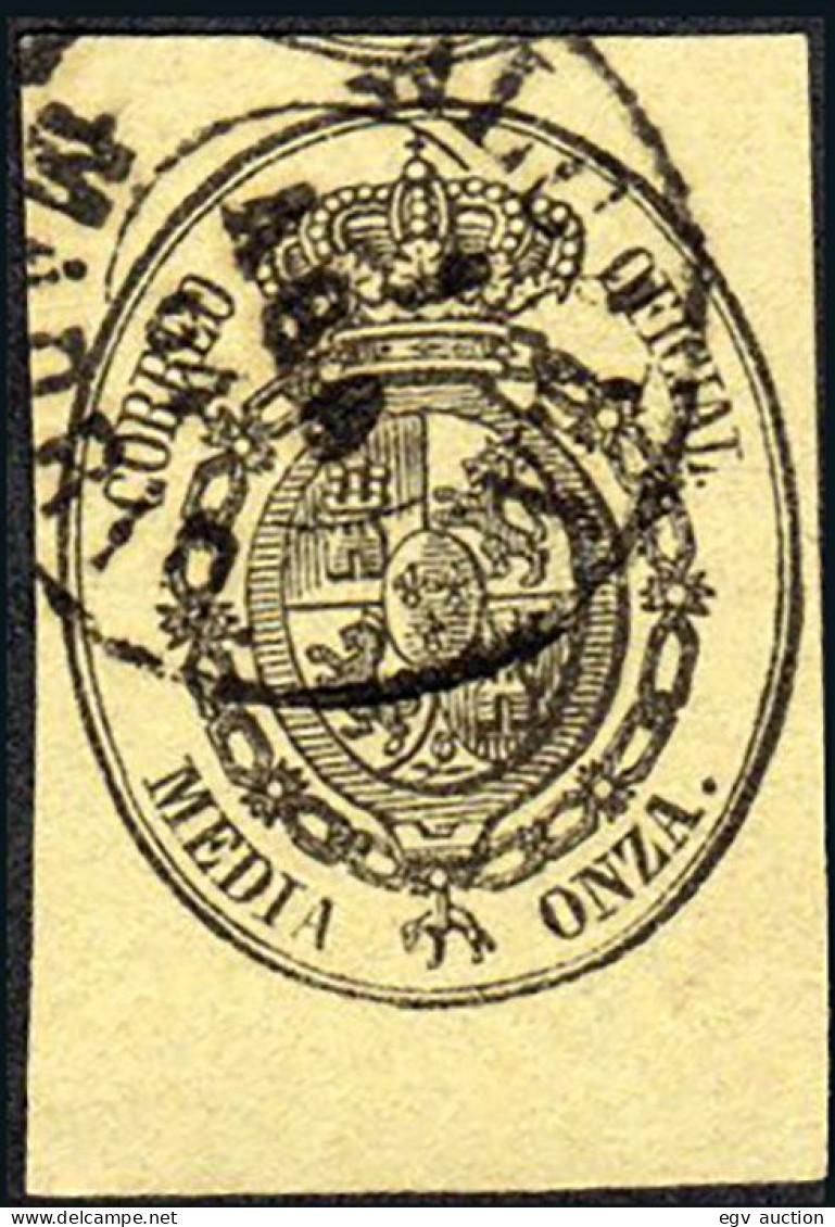 Madrid - Edi O 35 - 1/2 Onza - Mat Fech. Tp. II "Alcalá" - Used Stamps