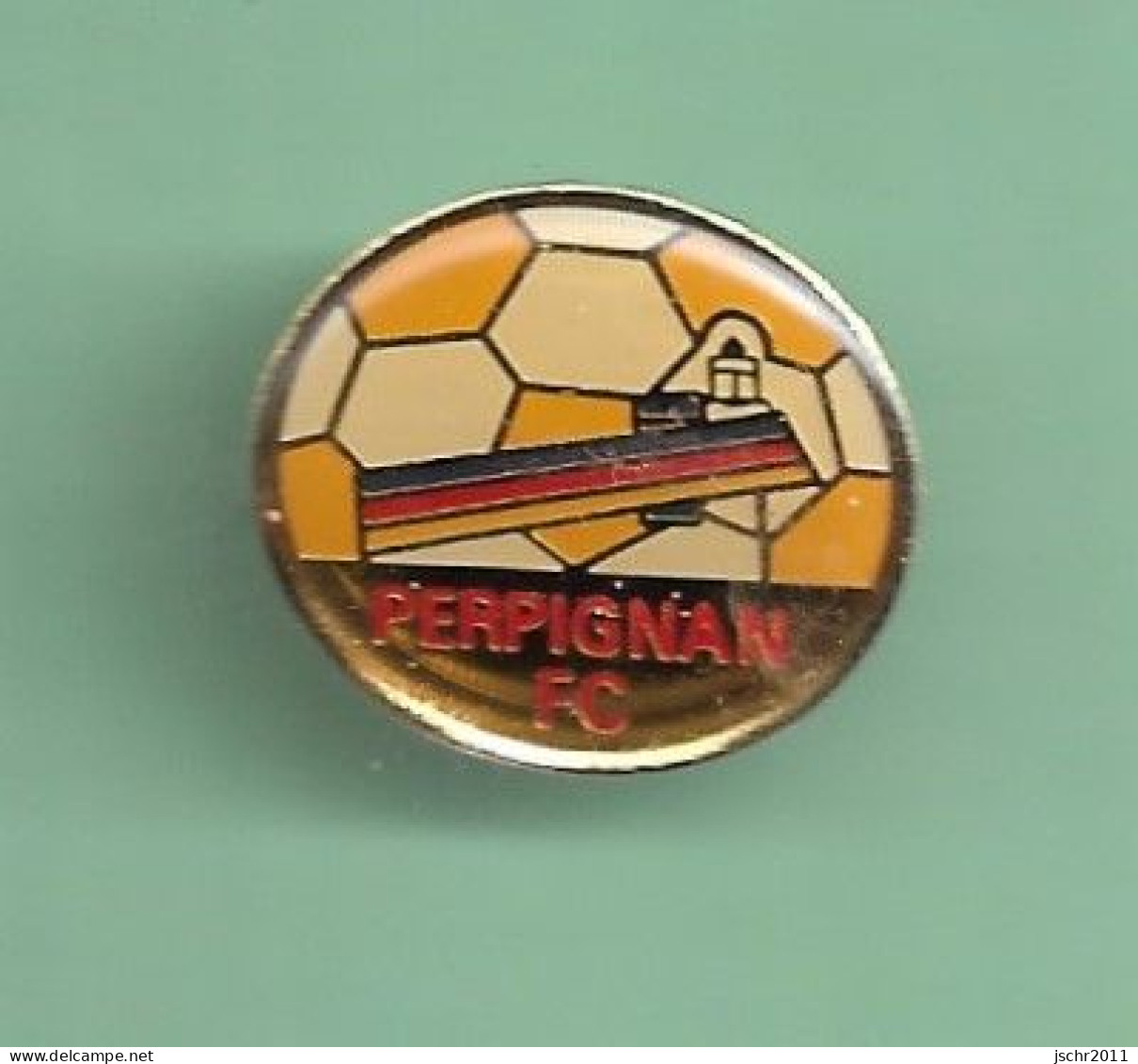 Pin's FOOT *** PERPIGNAN FC *** WW04 (21-1) - Fussball