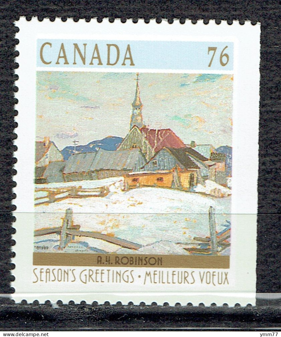 Noël. Peintures De Paysage Hivernal : "Sainte-Agnès" De A.H. Robinson (issu De Carnet) - Unused Stamps