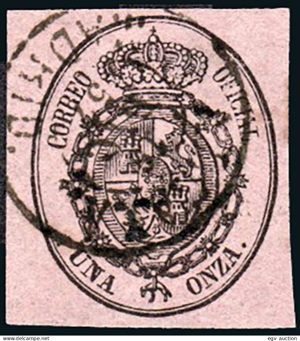 Madrid - Edi O 36 - 1 Onza - Mat Fech. Tp. II "Alcalá" - Used Stamps