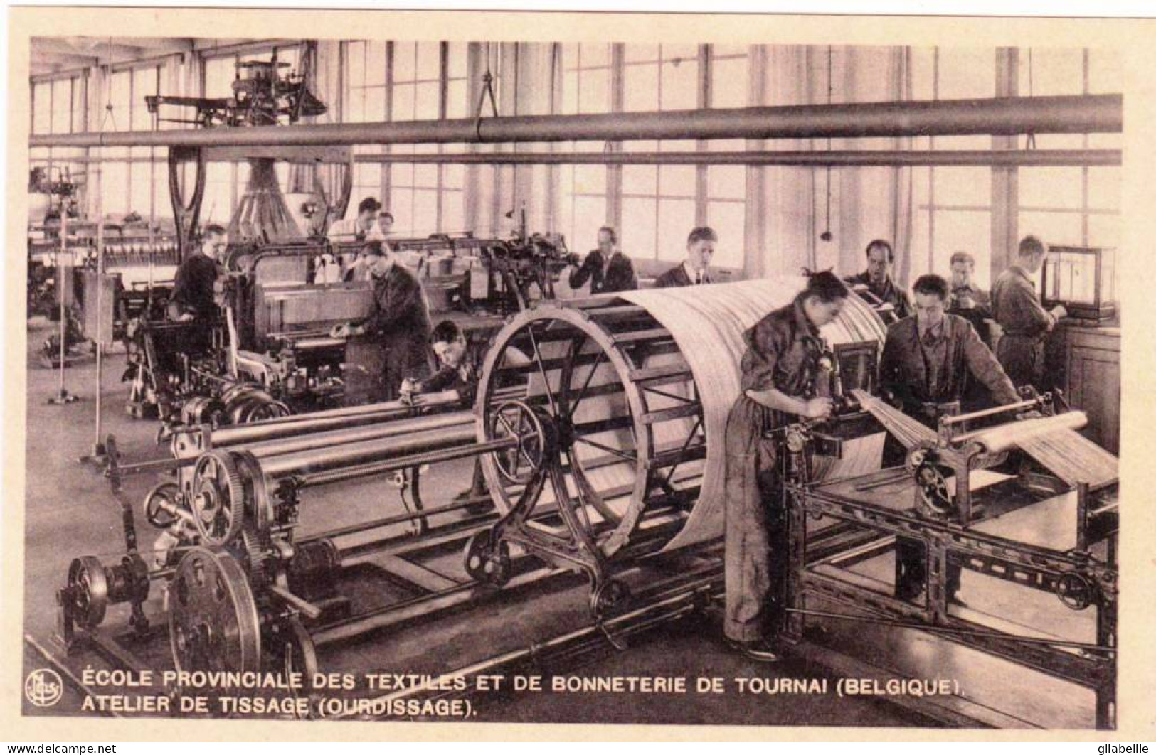 TOURNAI - Ecole Provinciale Des Textiles Et De Bonneterie - Atelier De Tissage - Ourdissage - Tournai