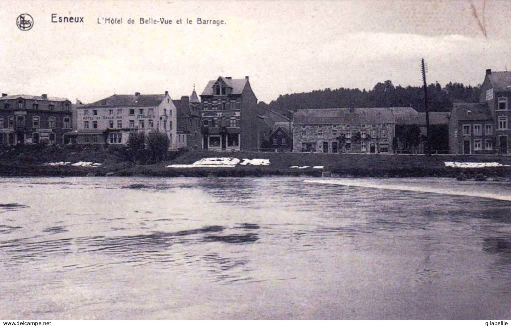 ESNEUX - L'hotel De Belle-vue Et Le Barrage - Esneux