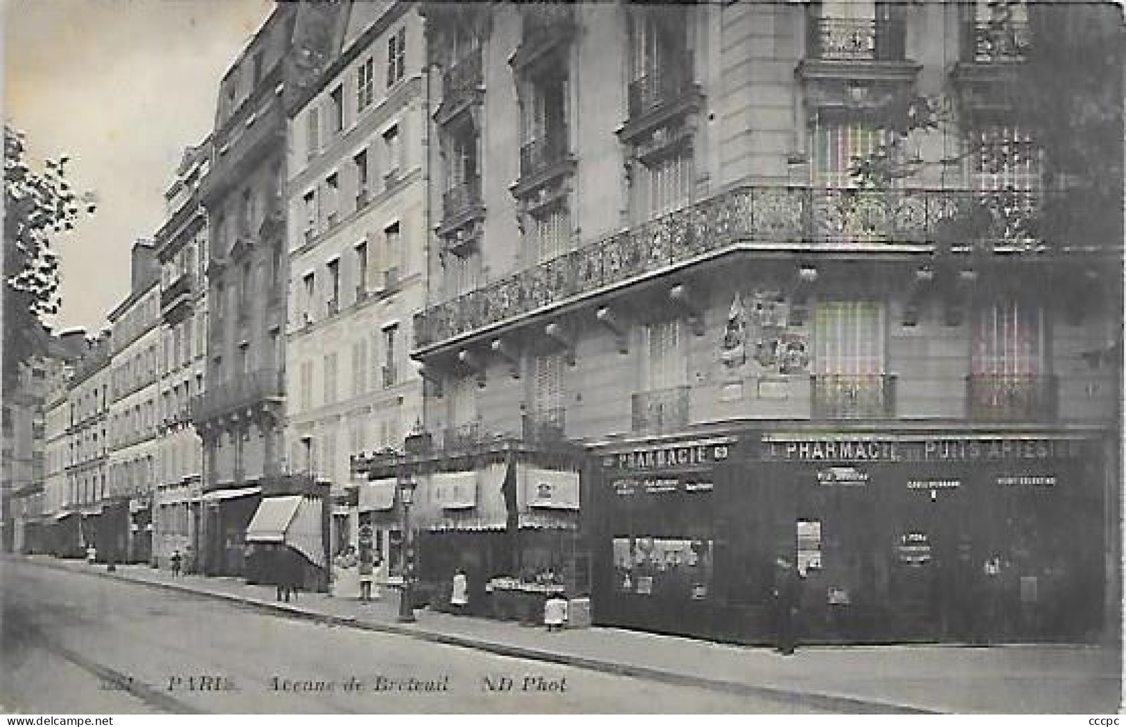 CPA Paris Avenue De Breteuil - Paris (07)