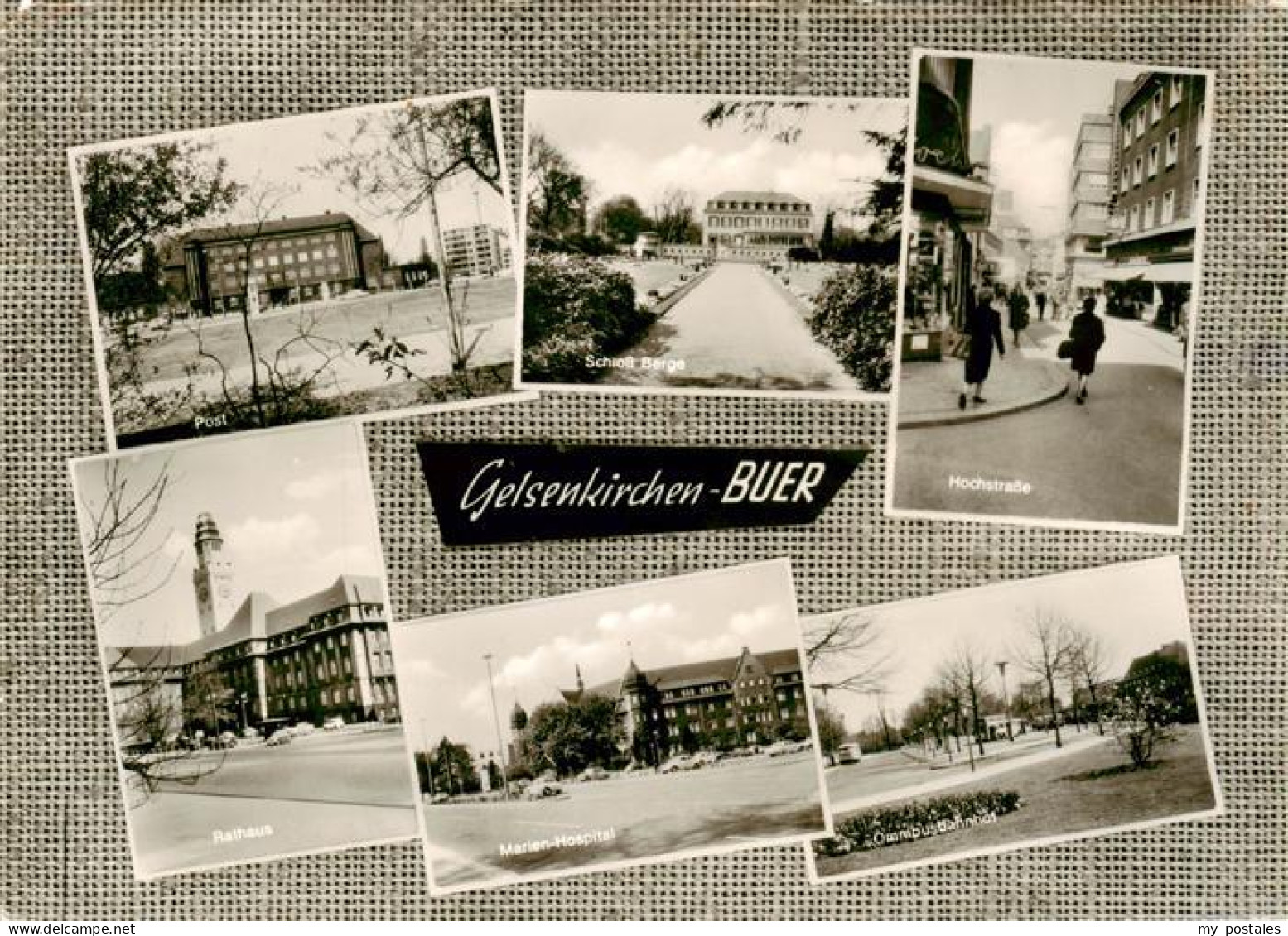 73887451 Buer Gelsenkirchen Post Schloss Hochstrasse Stadtzentrum Rathaus Hospit - Gelsenkirchen