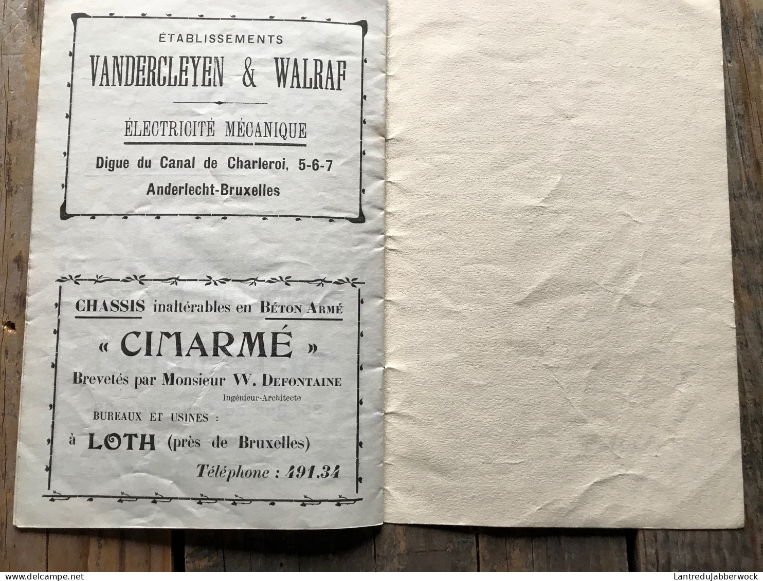 Programme 1924 Fête Annuelle Association Des Anciens élèves Des écoles Industrielles Du Grand Bruxelles Régionalisme Pub - Belgique