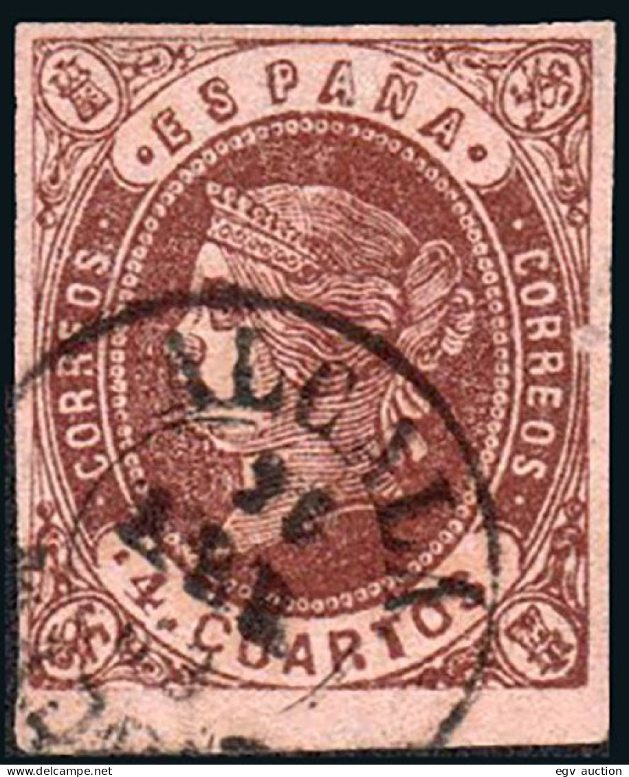 Madrid - Edi O 58 - 4 C. - Mat Fech. Tp. II "Alcalá" - Used Stamps