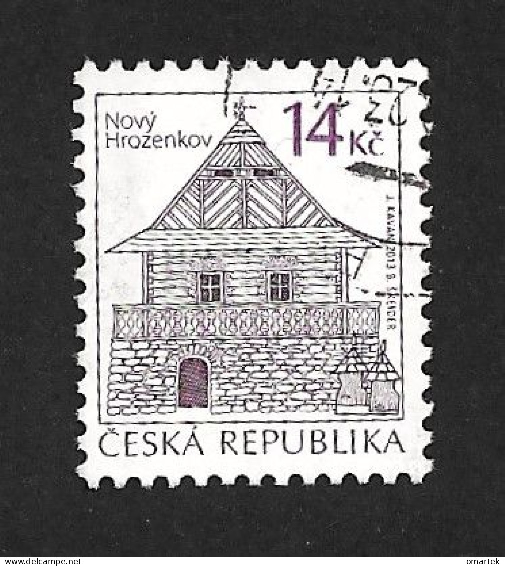 Czech Republic 2013 ⊙ Mi 758 Sc 3562 Folk Architecture.Tschechische Republik. - Usados