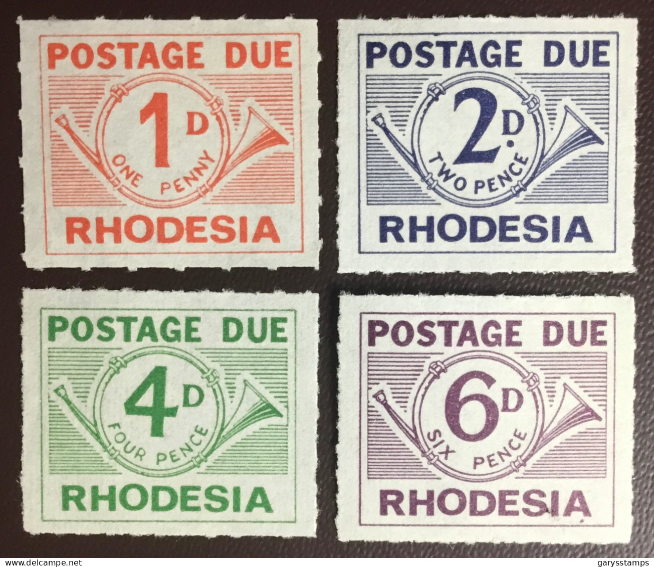 Rhodesia 1965 Postage Due Set MNH - Rhodesia (1964-1980)