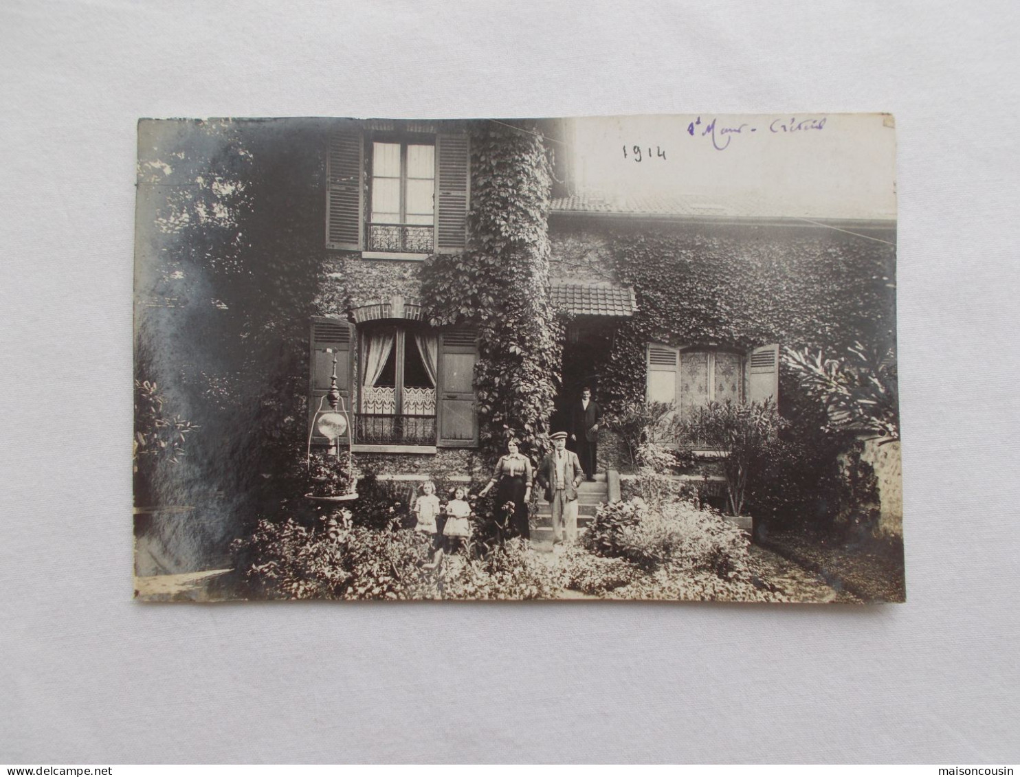 CARTE POSTALE CPA PHOTO VILLA MARIE LOUISE SAINT MAUR 1914 - Saint Maur Des Fosses