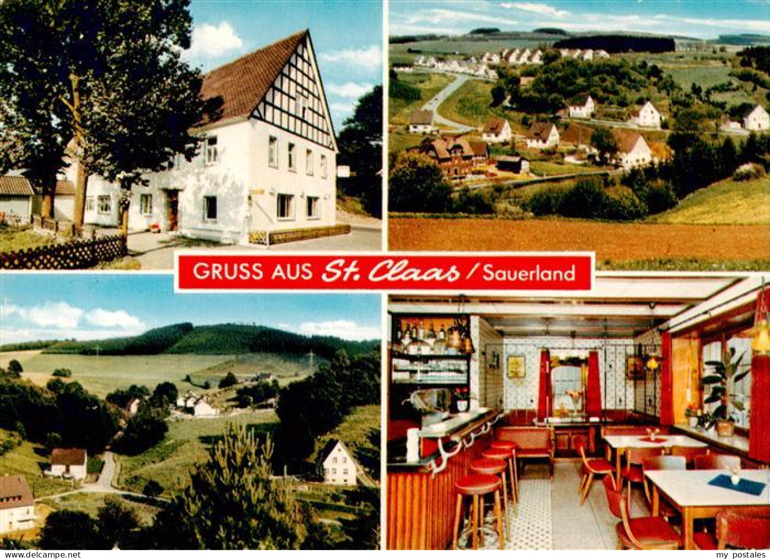 73887374 St Claas Gasthaus Pension Wuellner Gastraum Bar Panorama  - Attendorn