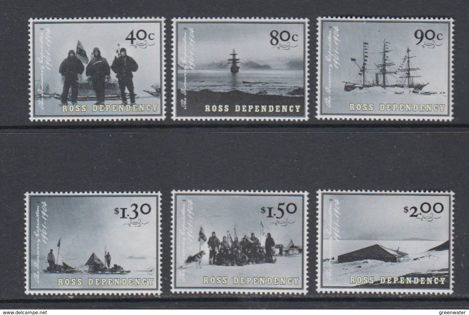 Ross Dependency 2002 The Discovery Expedition 6v ** Mnh (59663) ROCK BOTTOM - Unused Stamps