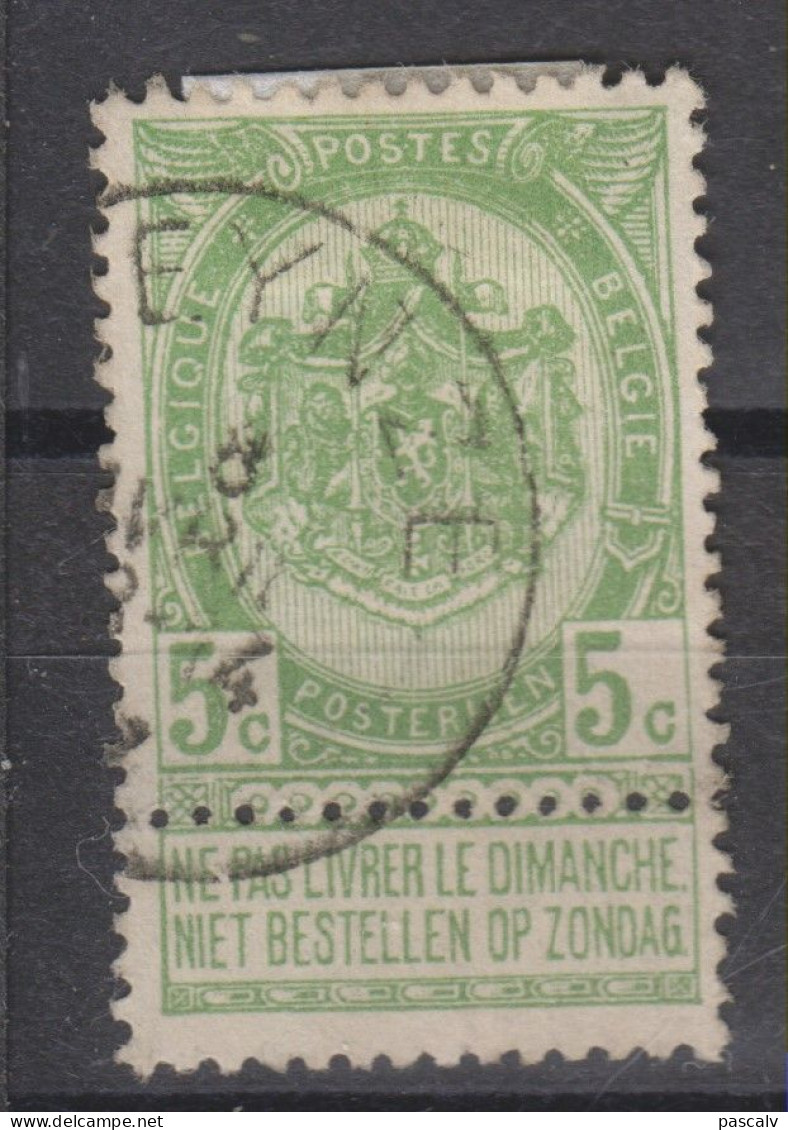 COB 56 Oblitération Centrale DEYNZE - 1893-1907 Wappen