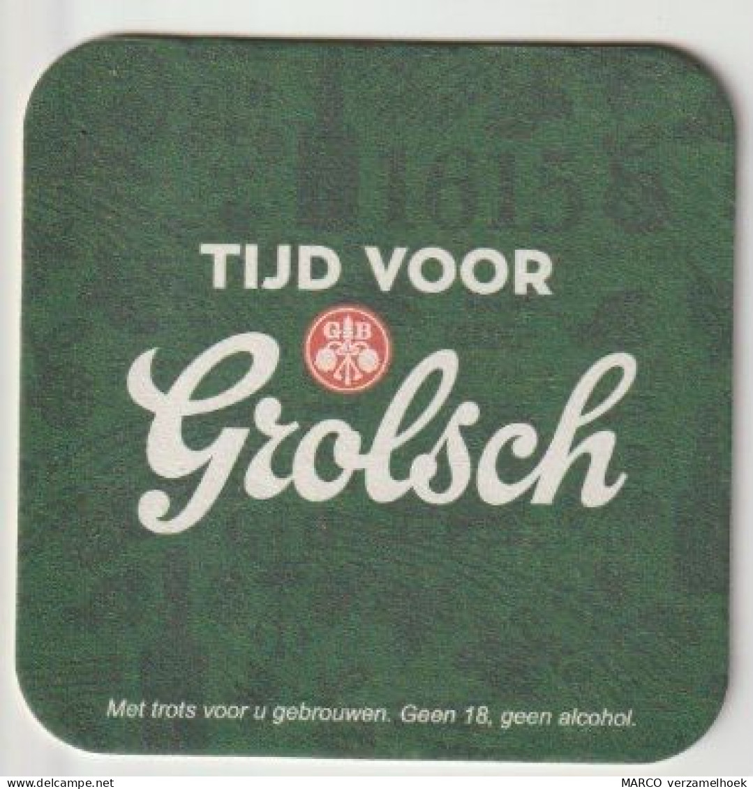 Bierviltje-bierdeckel-beermat Grolsch Enschede-groenlo (NL) Tijd Voor ....... Wat Is Jouw Verborgen Talent? - Portavasos