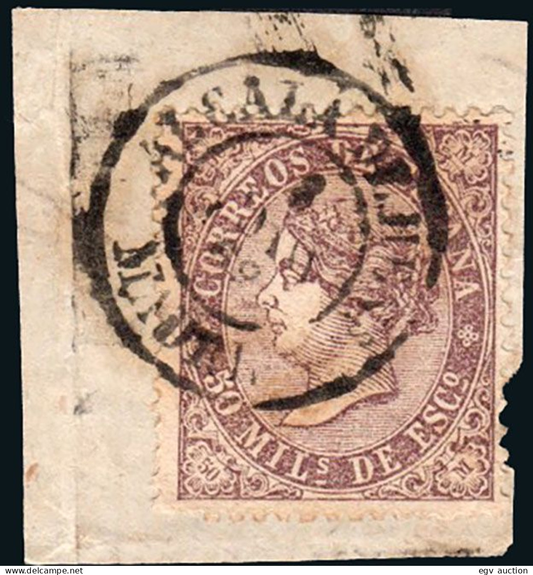 Madrid - Edi O 98 - 50 M. - Fragmento Mat Fech. Tp. II "Alcalá" - Used Stamps