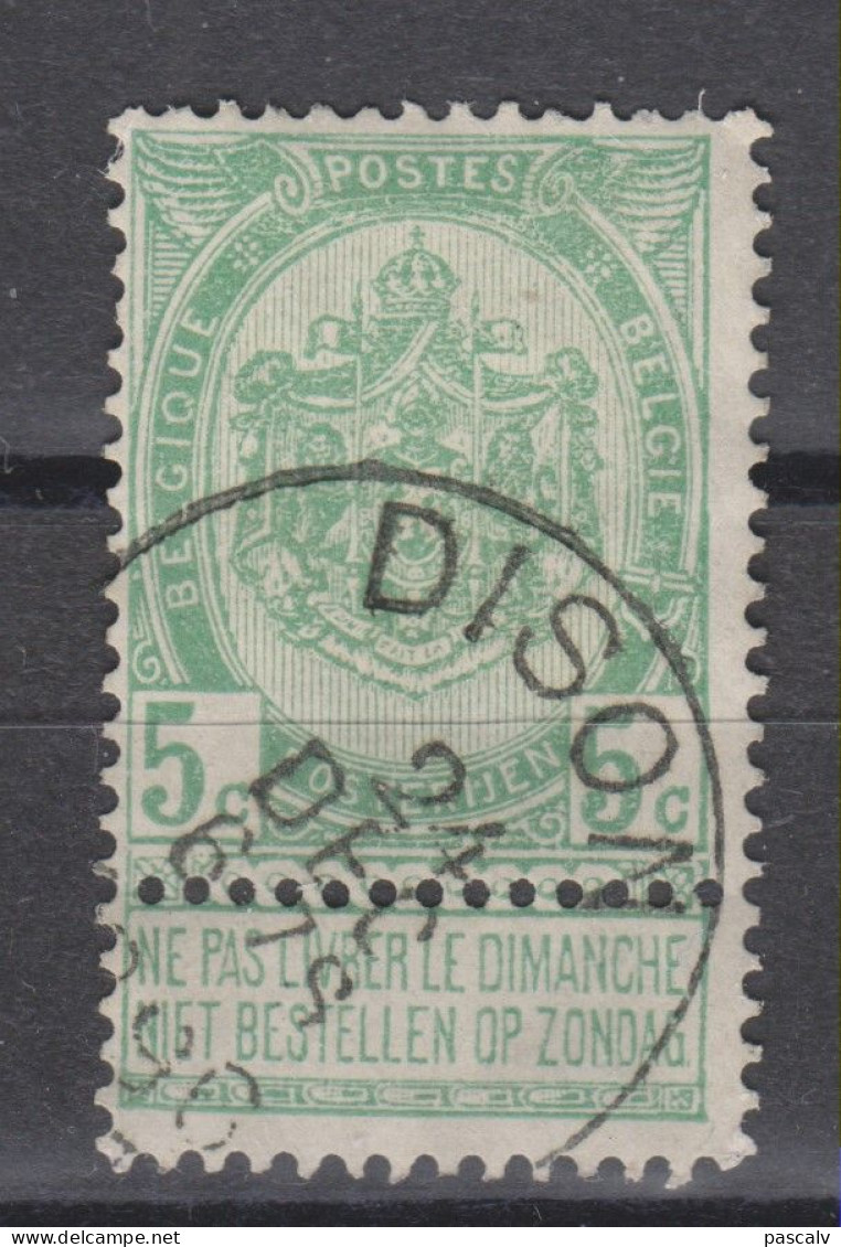 COB 56 Oblitération Centrale DISON - 1893-1907 Coat Of Arms