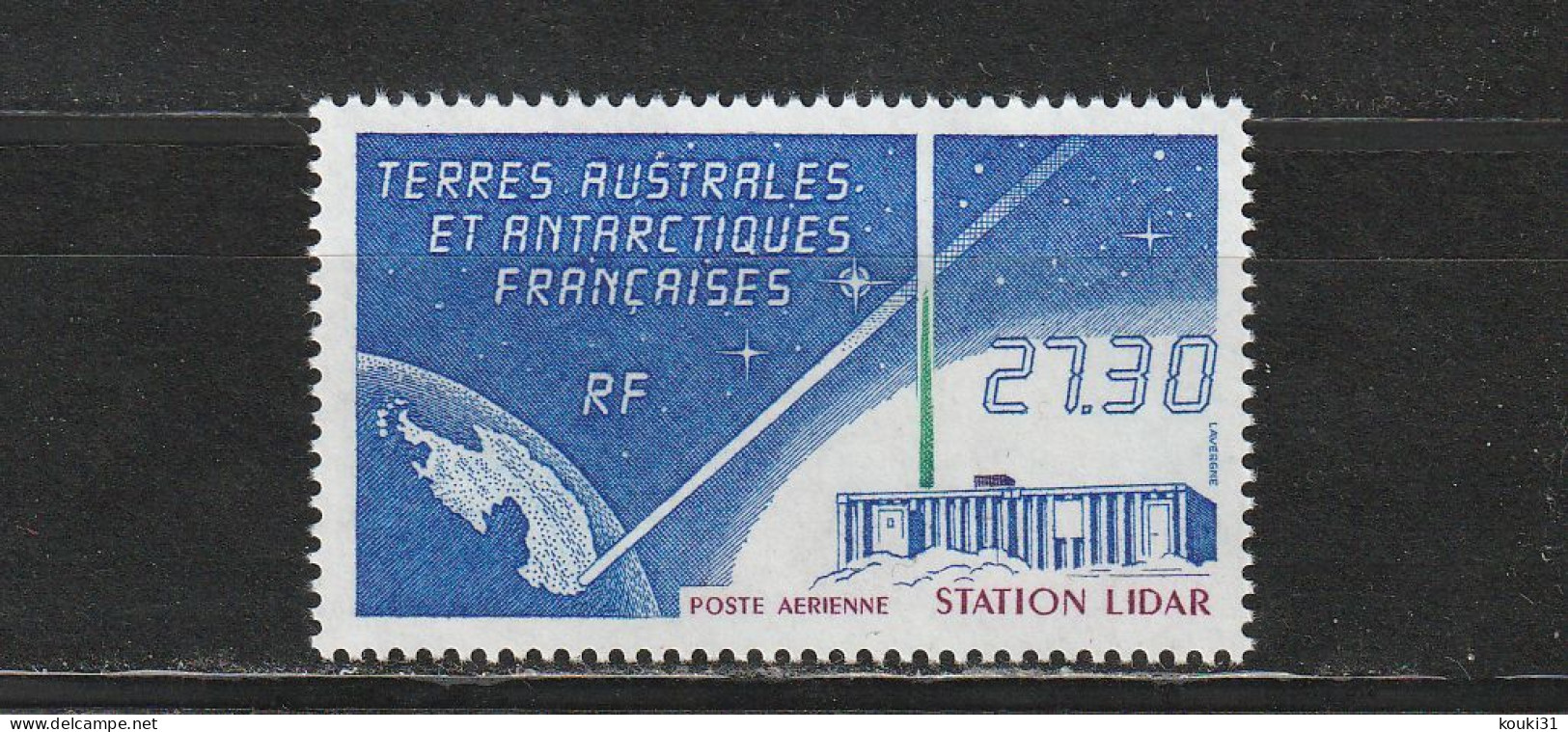 TAAF YT PA 132 ** : Station Lidar , Détection Et Télémétrie Par Laser - 1994 - Luchtpost