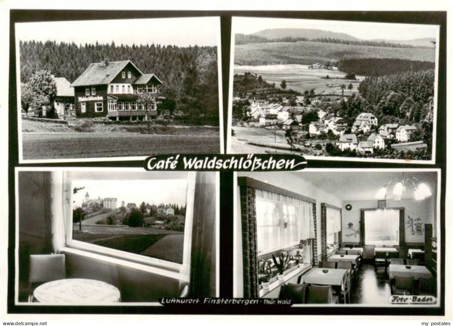 73887302 Finsterbergen Bad Cafe Waldschloesschen Gastraeume Panorama Finsterberg - Autres & Non Classés