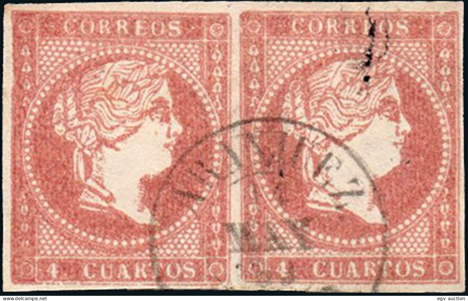 Madrid - Edi O 48 Pareja - 4 C. - Mat Fech. Tp. II "Aranjuez" - Used Stamps