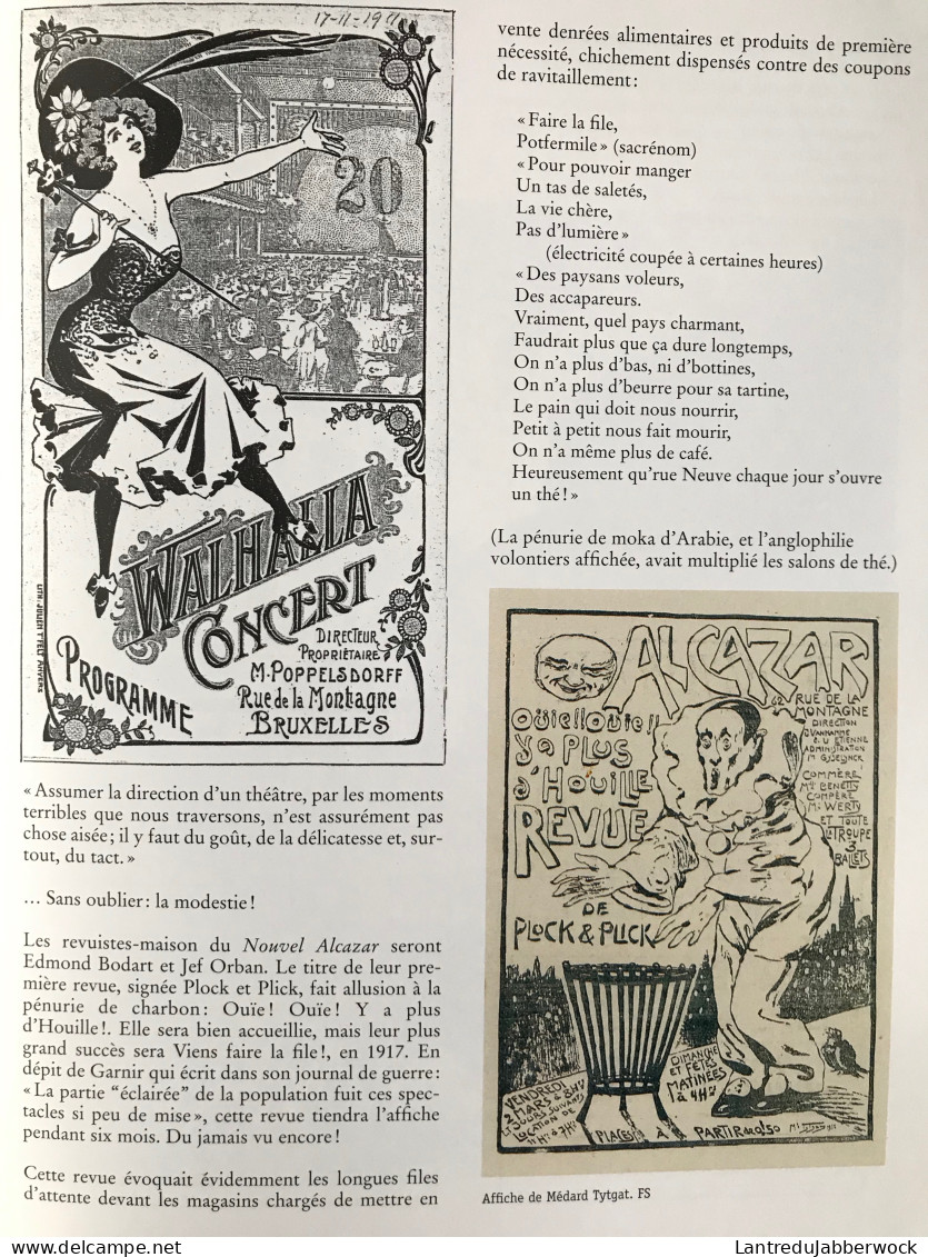 JEAN LEO L'AGE D'OR DE LA REVUE BRUXELLOISE L'histoire En Couplets Régionalisme L'Alcazar Scala Léopold II Congo Buls - Belgium