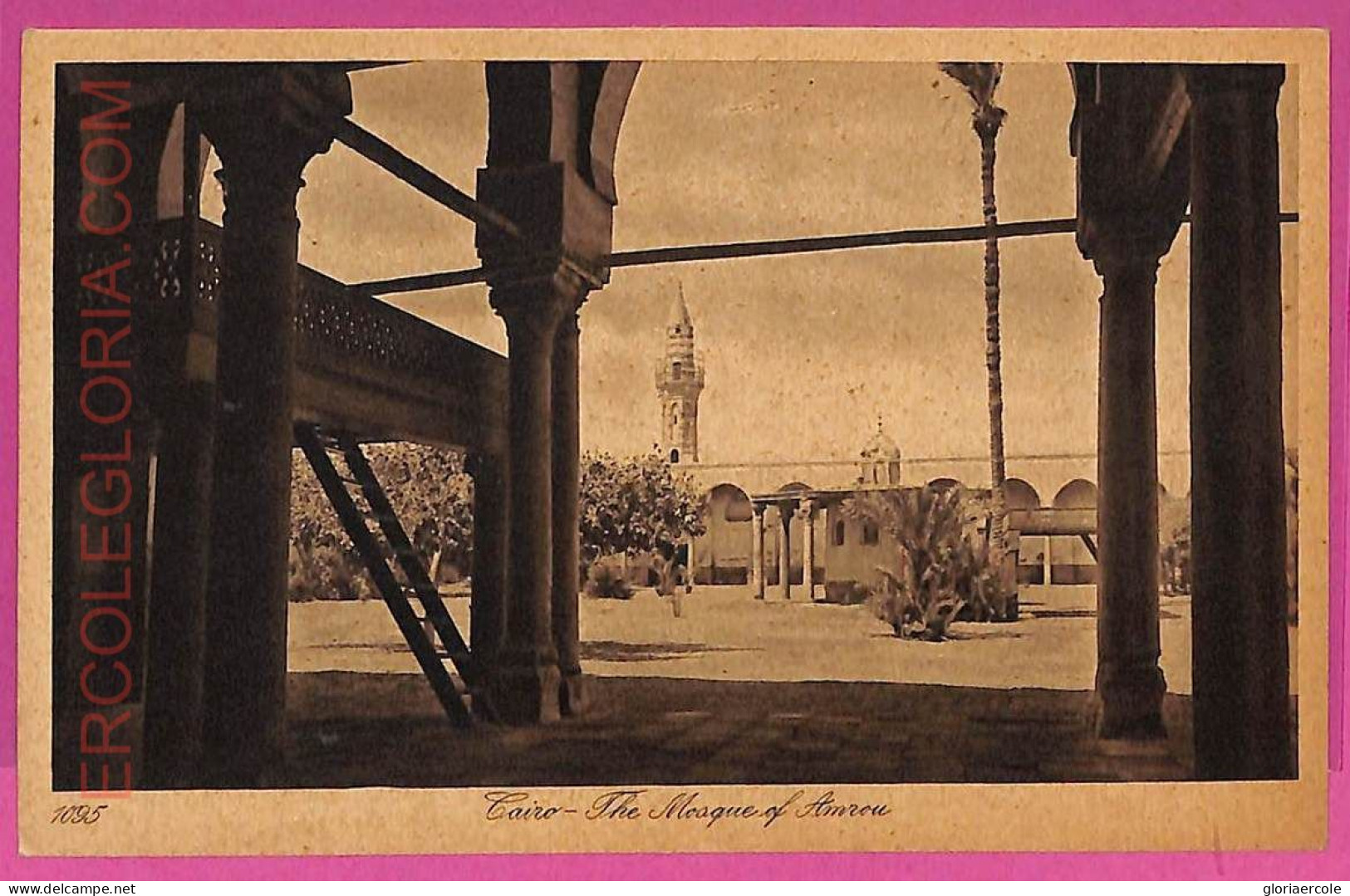 Ag2957 - EGYPT - VINTAGE POSTCARD - Cairo, The Mosque Of Amrou - Kairo