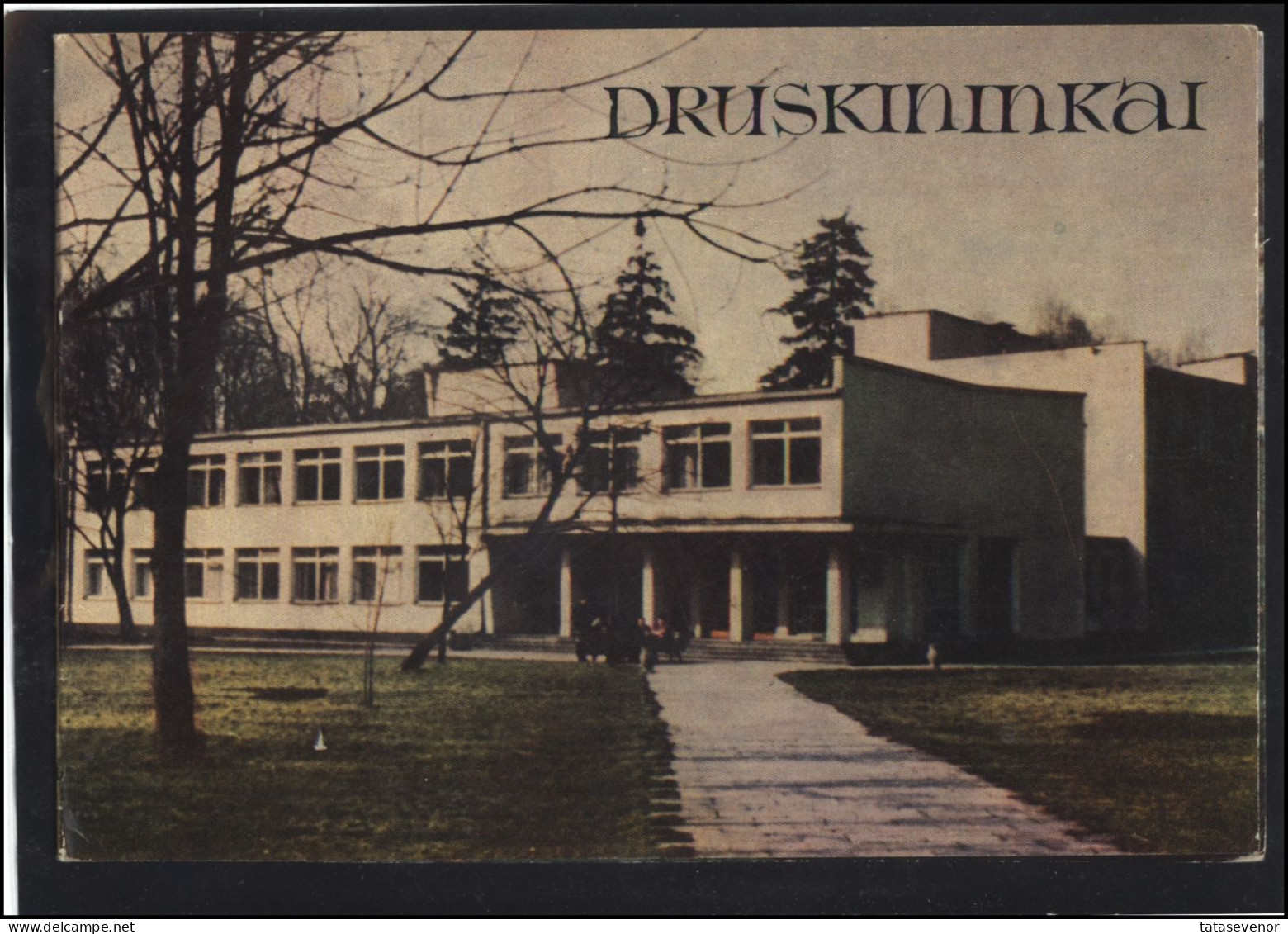 Post Card Lithuania LT Pc 114 DRUSKININKAI Booklet 3 Pictures - Lituania