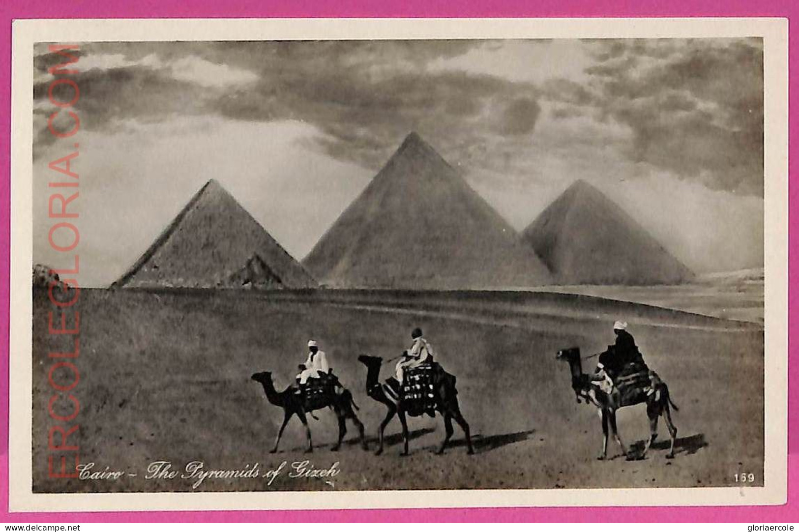 Ag2959 - EGYPT - VINTAGE POSTCARD - Cairo, The Pyramids - Cairo