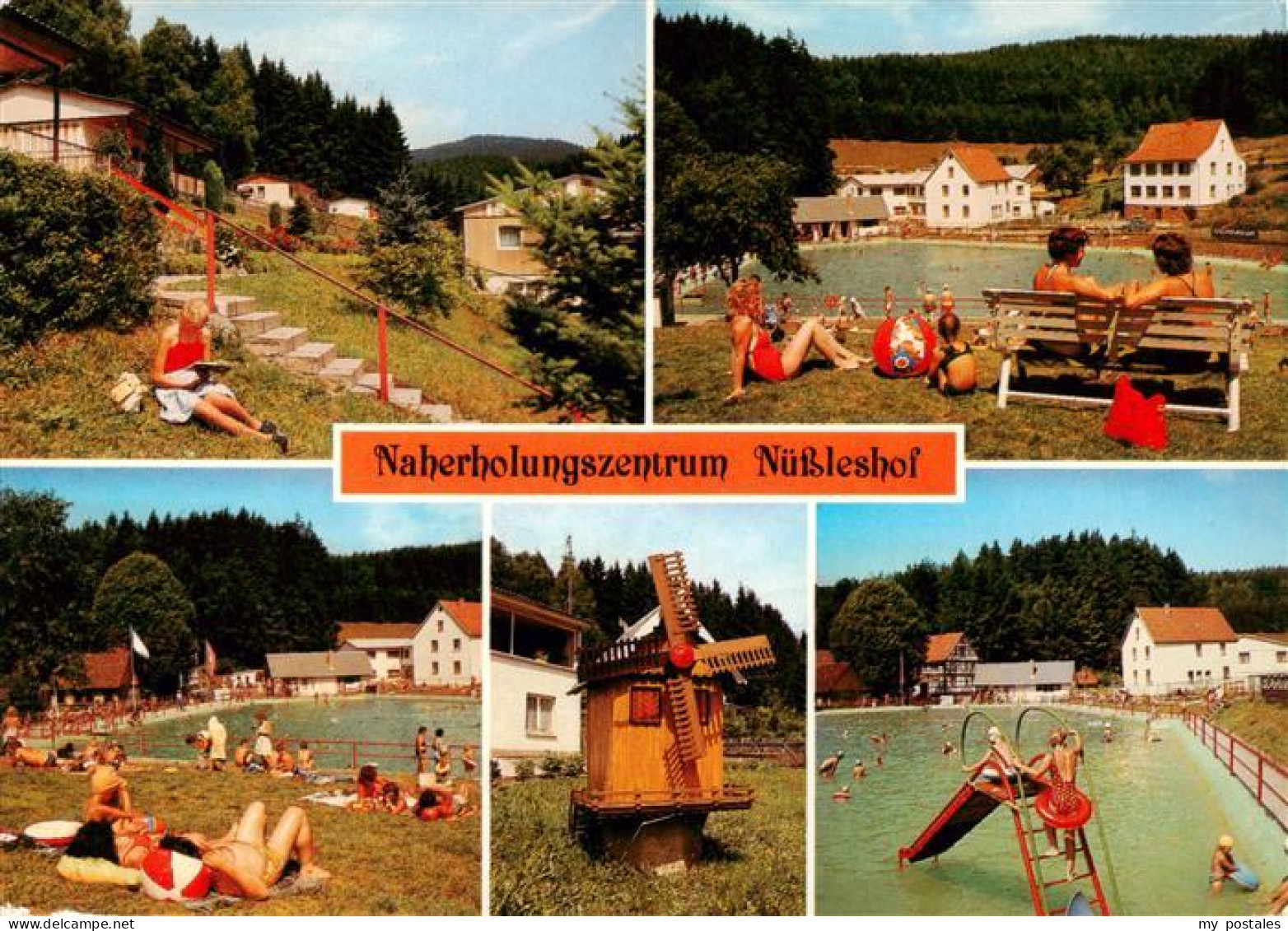 73887230 Hessles Naherholungszentrum Nuessleshof Freibad Liegewiese Windmuehle H - Altri & Non Classificati