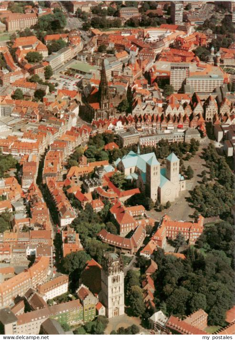 73887212 Muenster  Westfalen Innenstadt Mit Liebfrauenkirche Dom Und St Lamberti - Münster