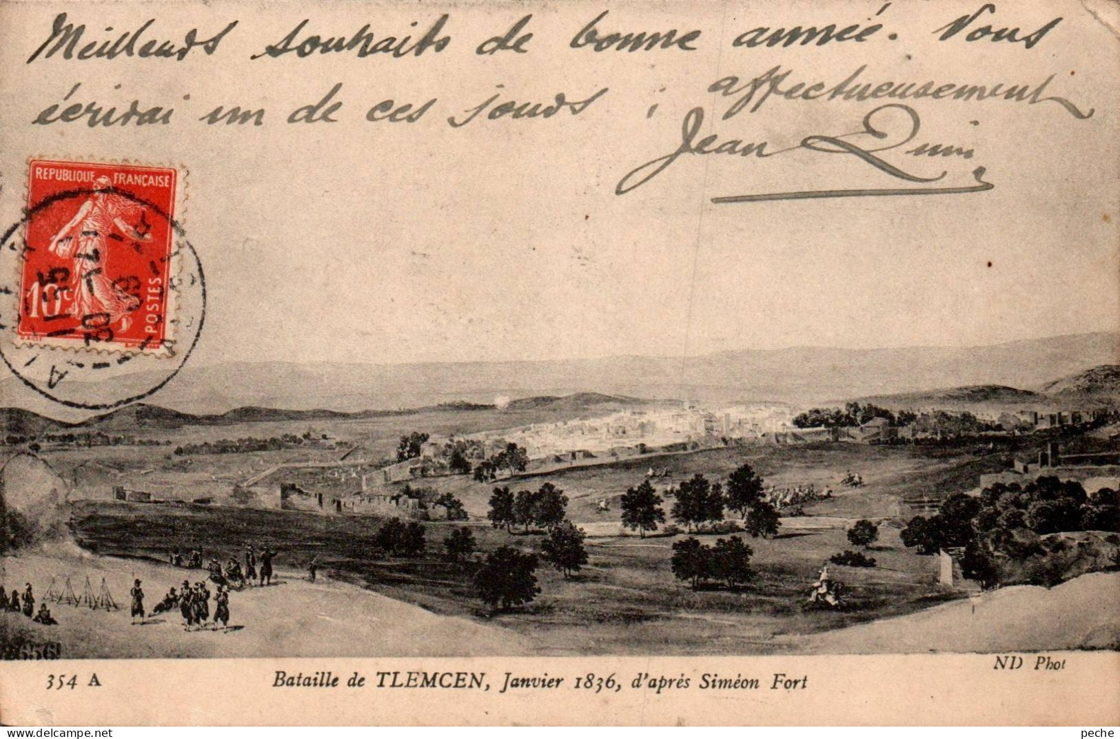 N°962 W -cpa Bataille De Tlemcen - Tlemcen